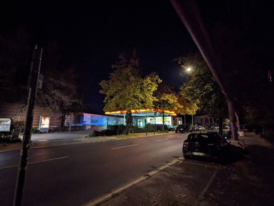 Google Pixel 7 test photo de nuit