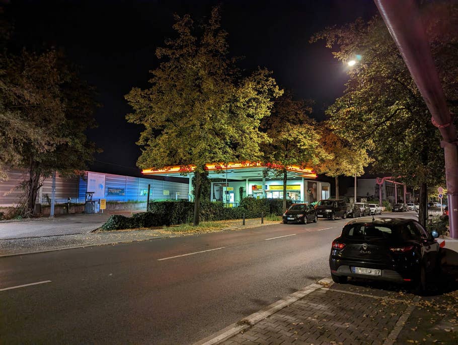 Google Pixel 7 test photo de nuit