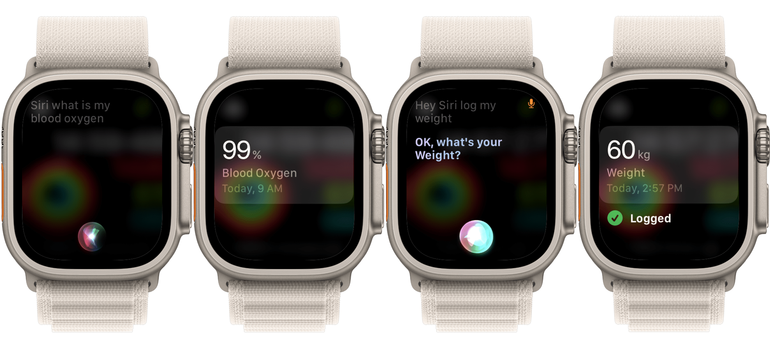 Capture d'écran Apple Watch Ultra