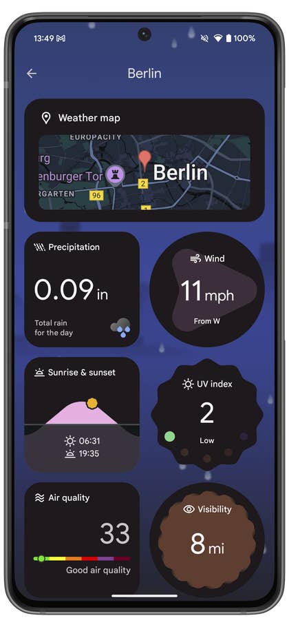 Capture d’écran du Google Pixel 9 Pro
