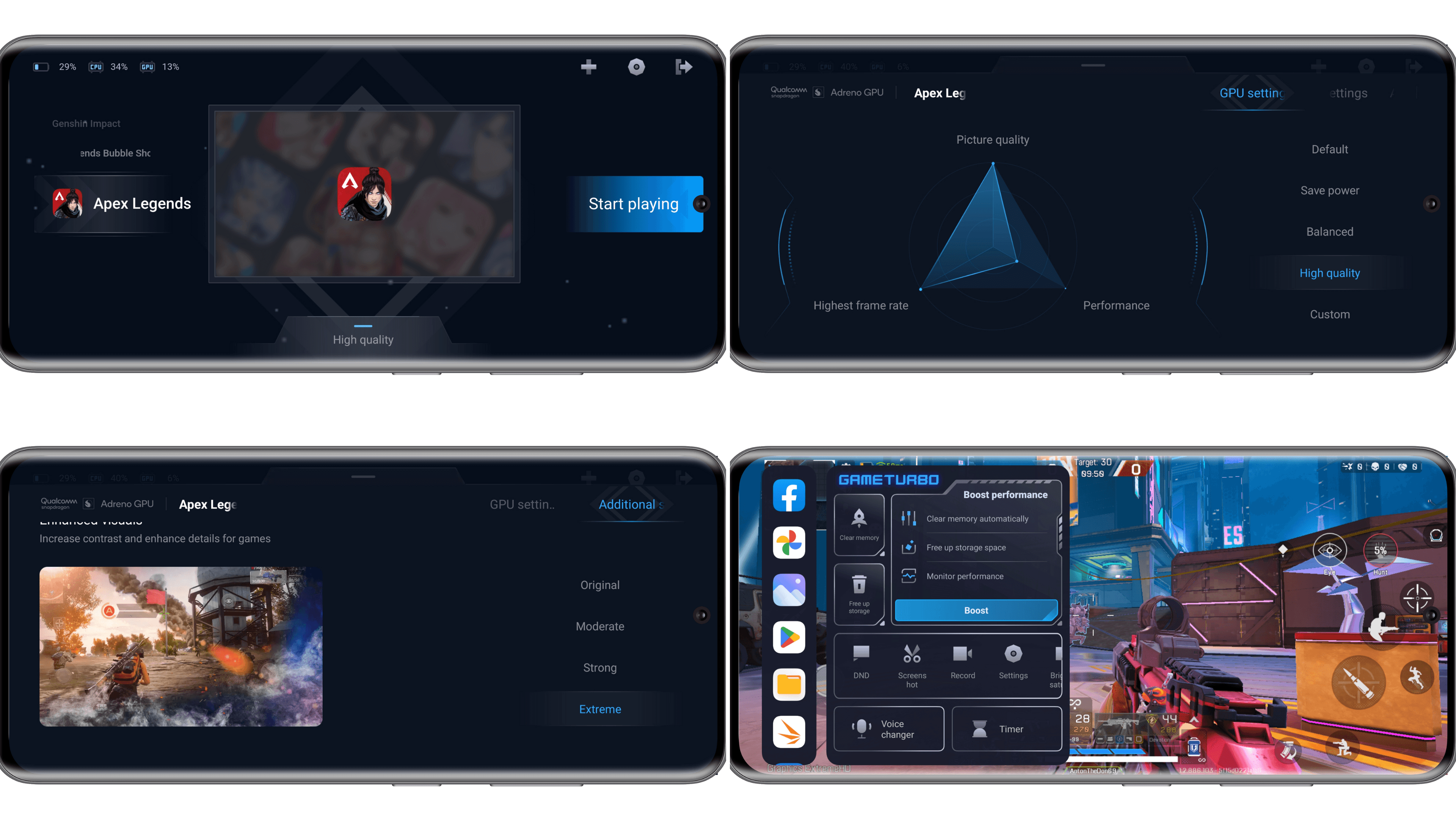 Xiaomi 12T Pro captures d ecran Game Turbo