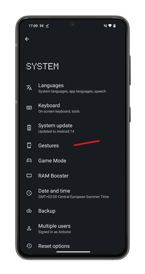 Capture du0027écran de Nothing OS 2.5 montrant comment trasnformer le bouton du0027alimentation de votre Nothing Phone en bouton du0027action