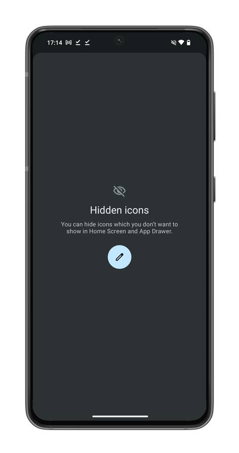 Capture du0027écran de Nothing OS 2.5 montrant comment mettre des apps dans un tiroir caché