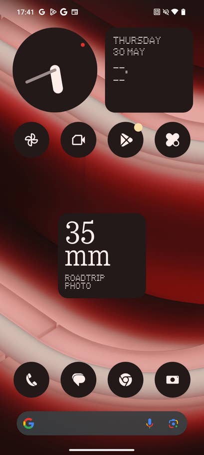 Capture du0027écran de Nothing OS 2.5 montrant comment sauvegarder vos réglages dans lu0027application photo