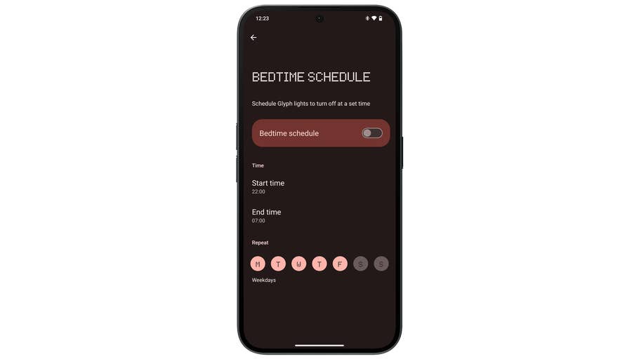 Captures du0027écran prises sur le Nothing Phone (2a)