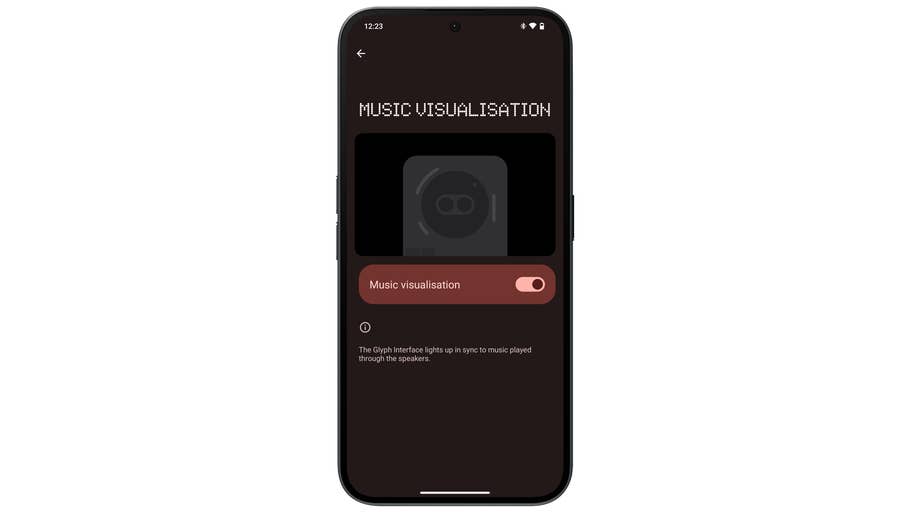 Captures du0027écran prises sur le Nothing Phone (2a)