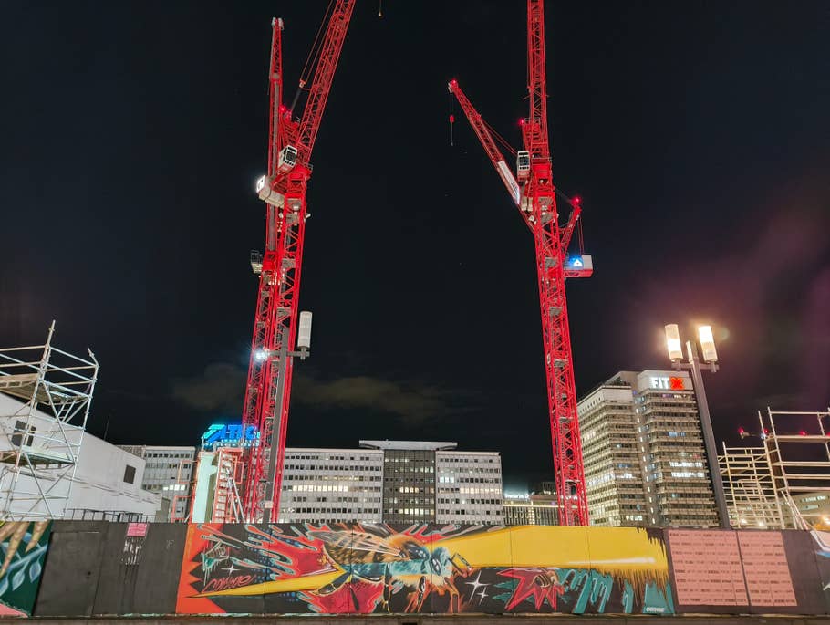 Photo de nuit prise avec le Nothing Phone (2a)