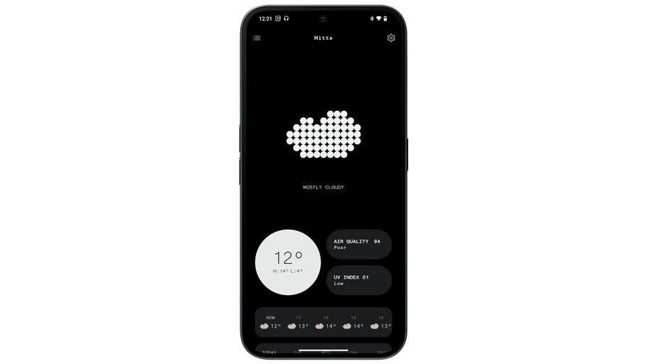 Capture du0027écran prise sur le Nothing Phone (2a)