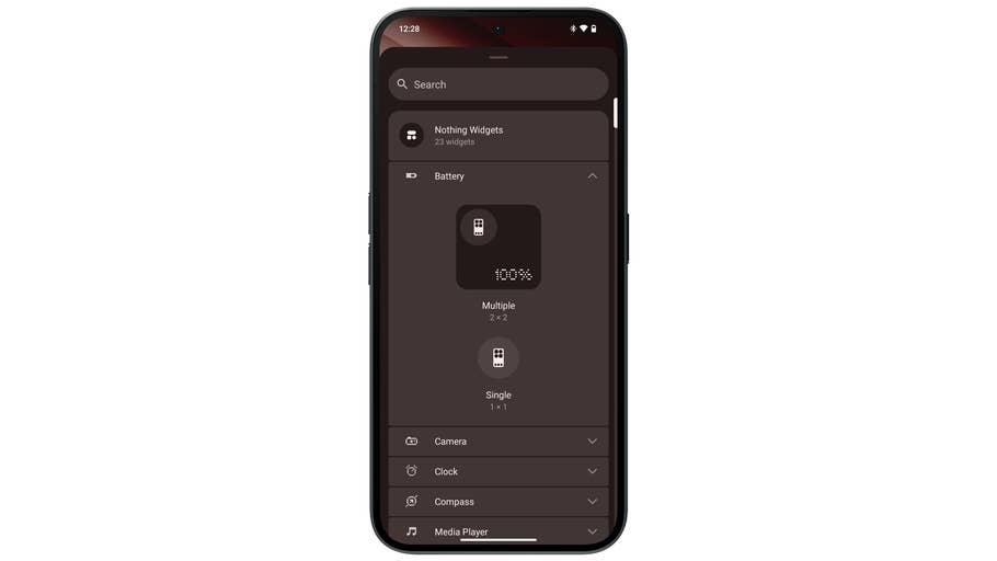Capture du0027écran prise sur le Nothing Phone (2a)