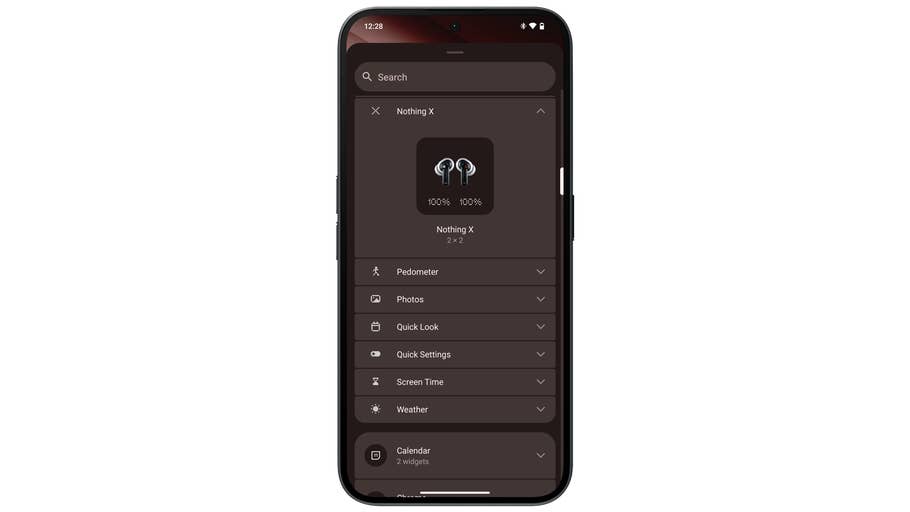 Capture du0027écran prise sur le Nothing Phone (2a)