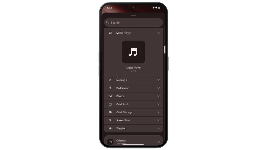 Capture du0027écran prise sur le Nothing Phone (2a)
