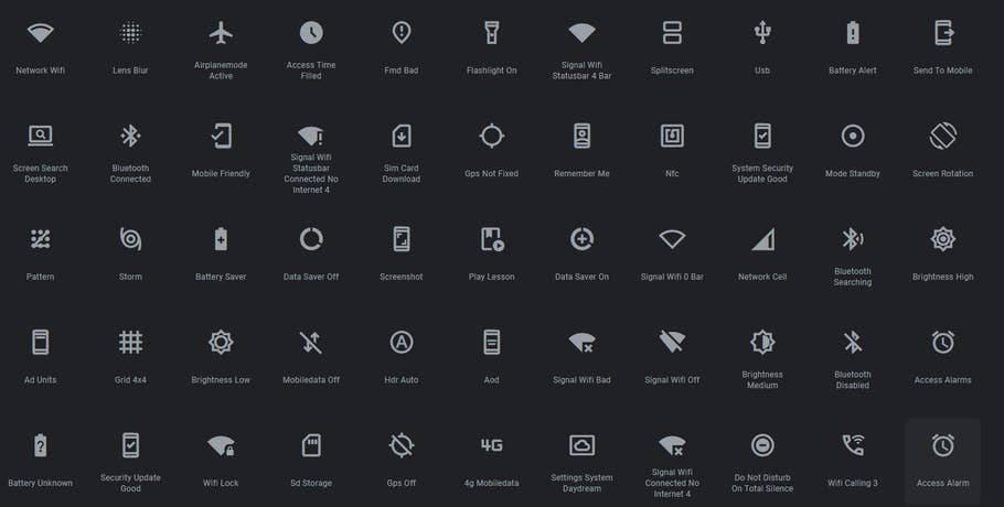 Icônes du0027état Motorola sur leurs appareils Android