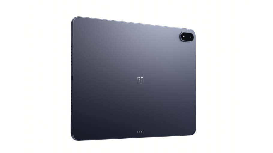 Vue arrière de la tablette OnePlus Pad 3 montrant son design épuré et sa caméra.