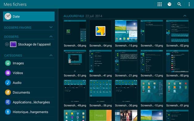 Touchwiz, Samsung Galaxy Tab S 10.5