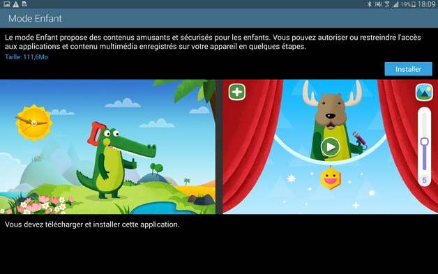 Touchwiz, Samsung Galaxy Tab S 10.5