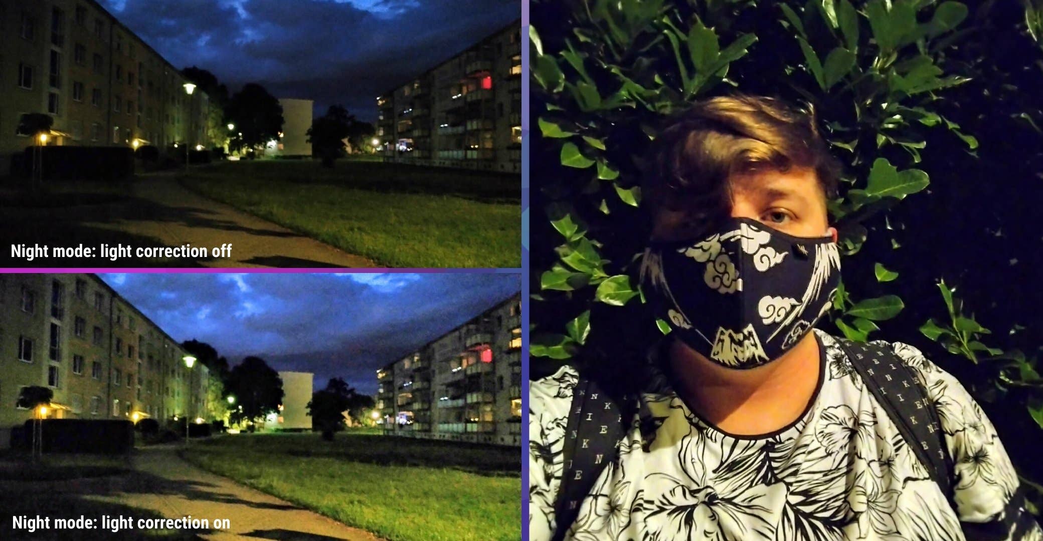 sony xperia 10 ii photo mode nuit