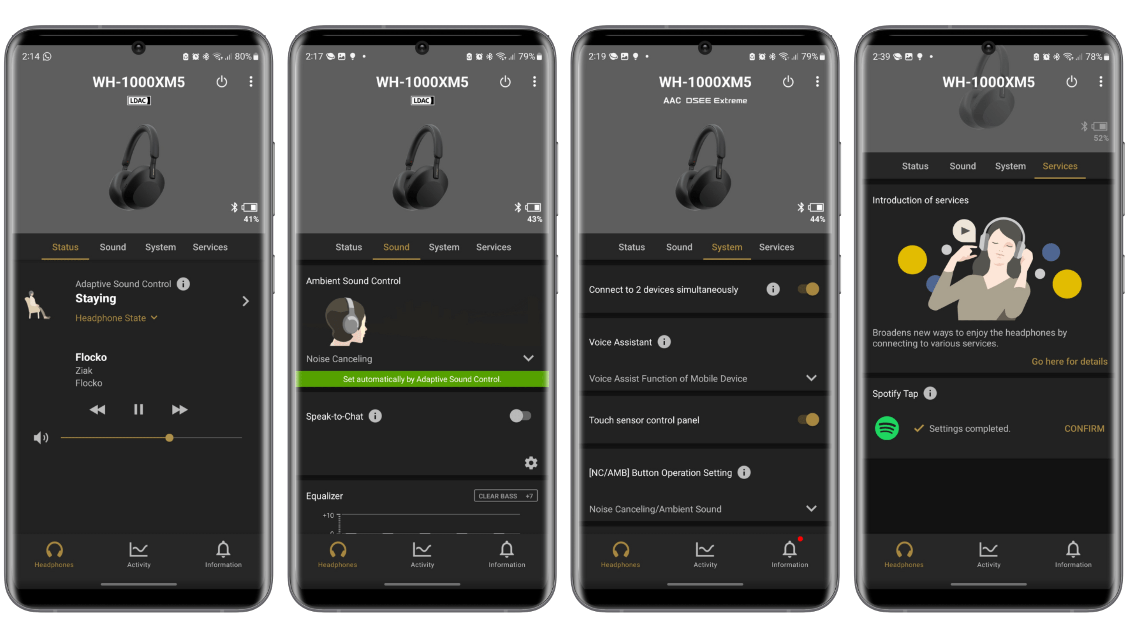 Application Sony Headphones Connect