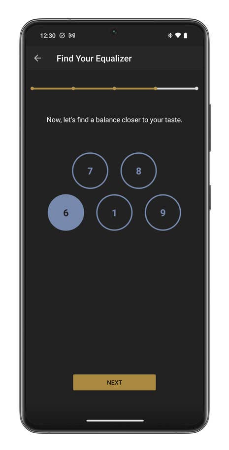 Capture du0027écran de lu0027application Sony Headphones connect