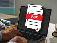 PDF-Reader sur un ordinateur