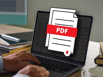 PDF-Reader sur un ordinateur