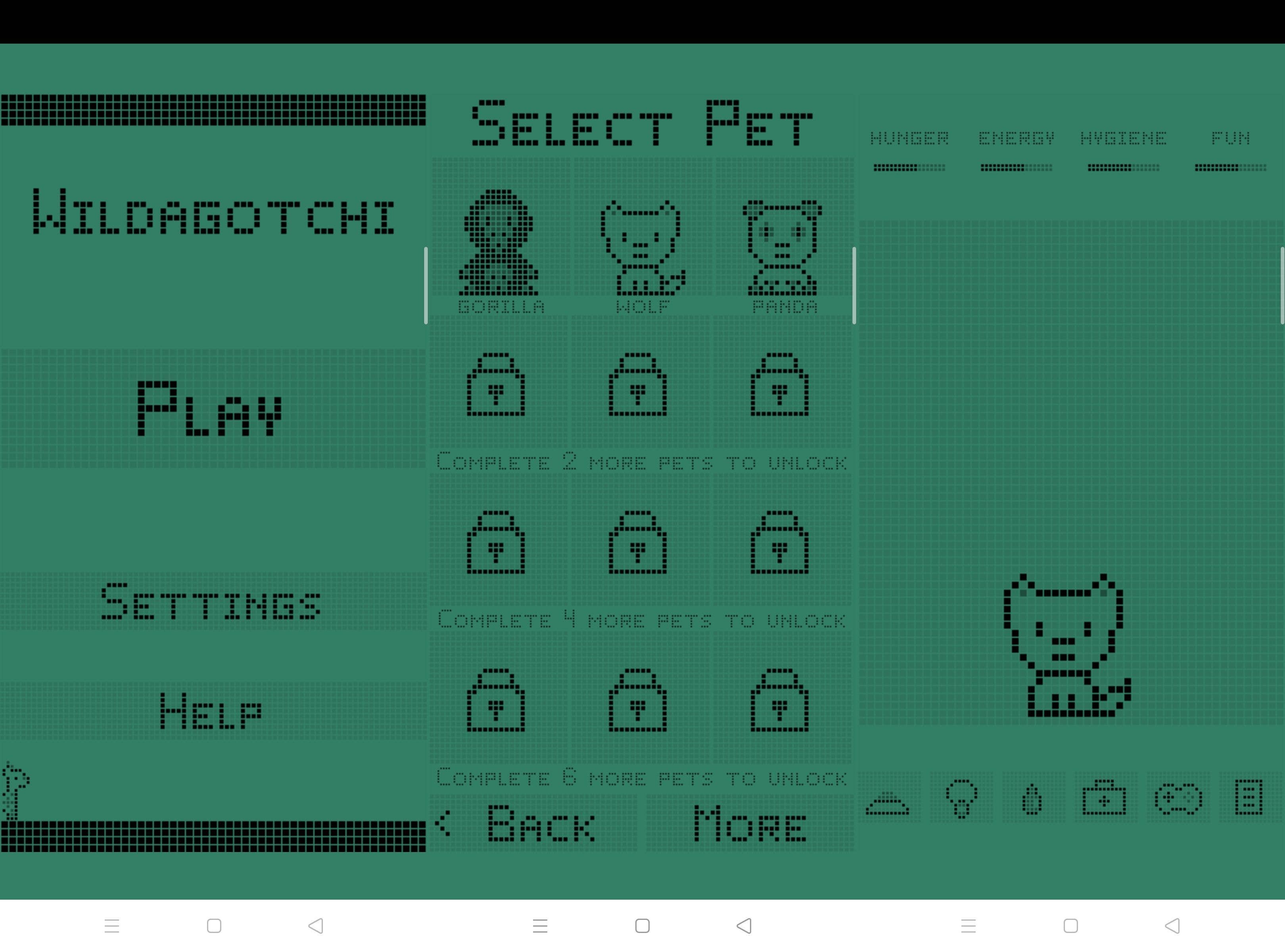 tamagotchi app wildagotchi app