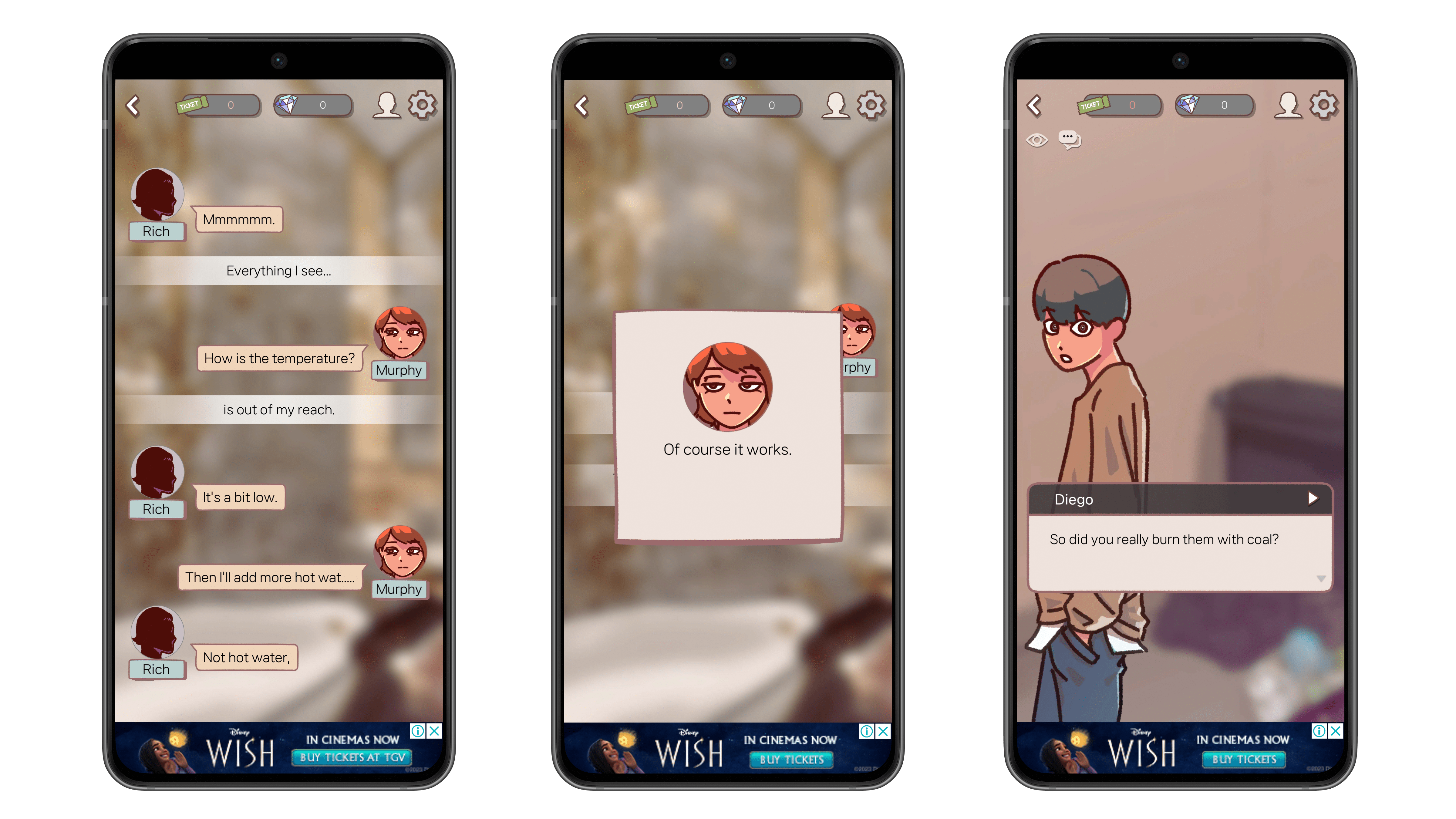 Captures d'écran de l'application Get Espers