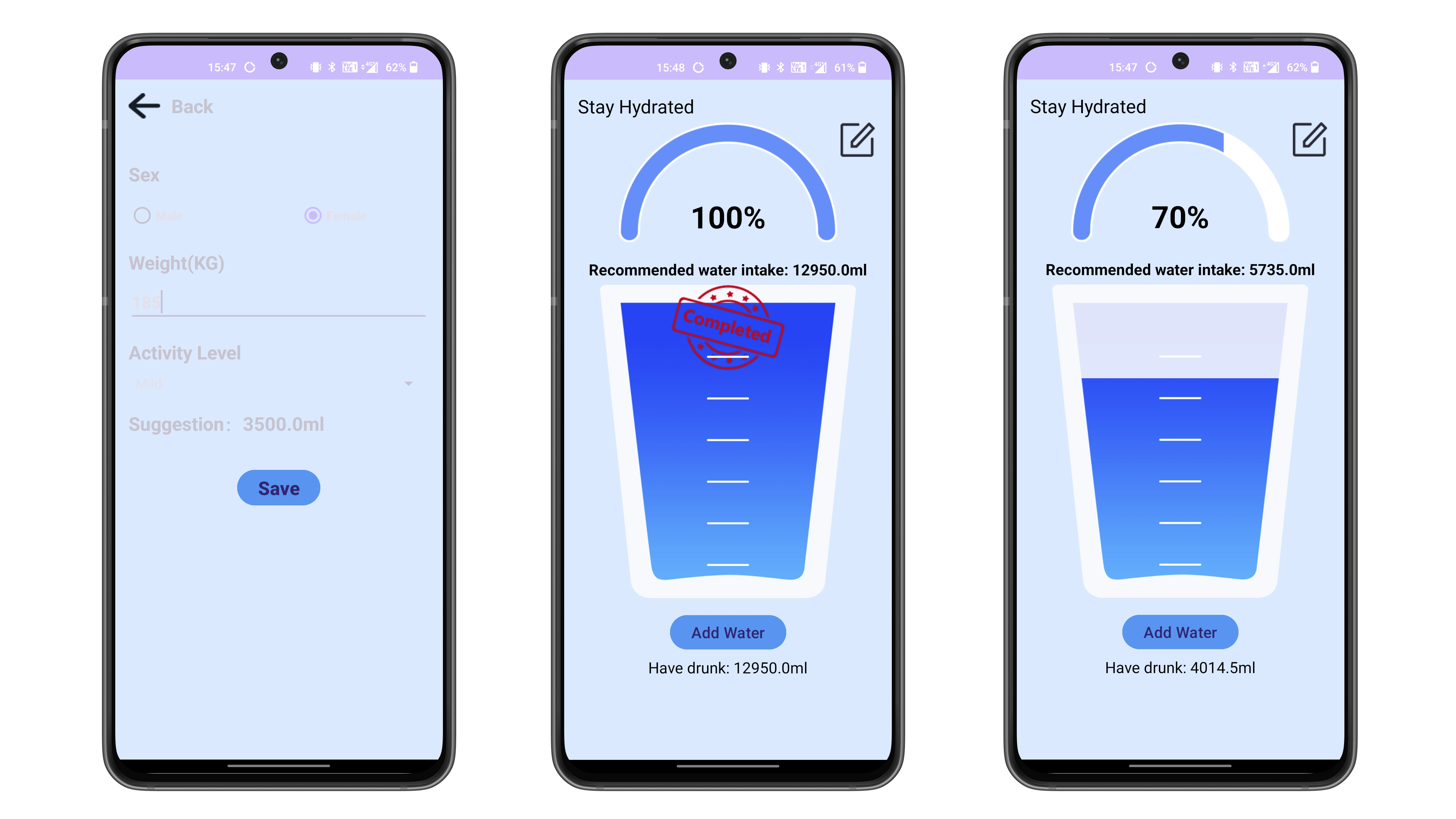 Top 5 apps - Aquatrack