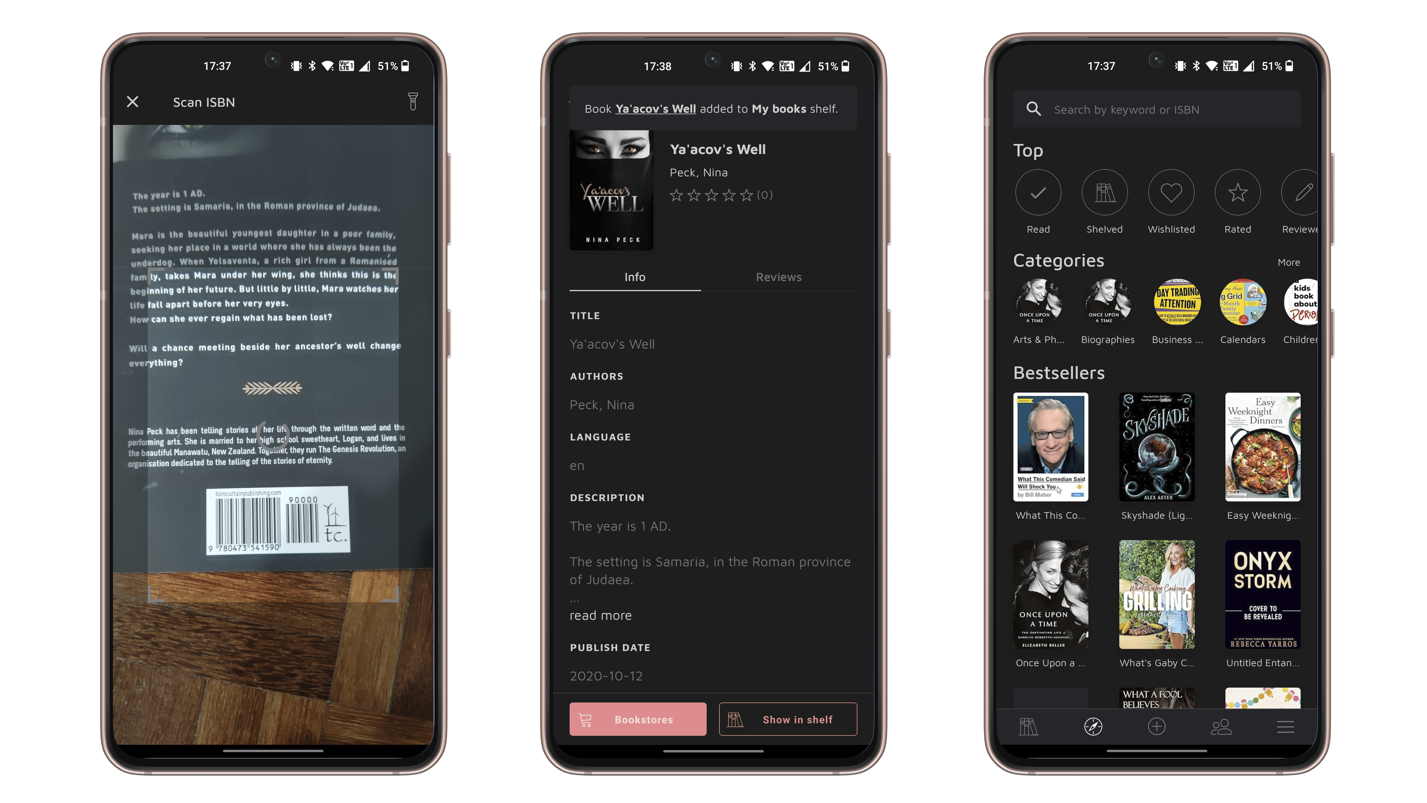 Top 5 apps - Bookshelf
