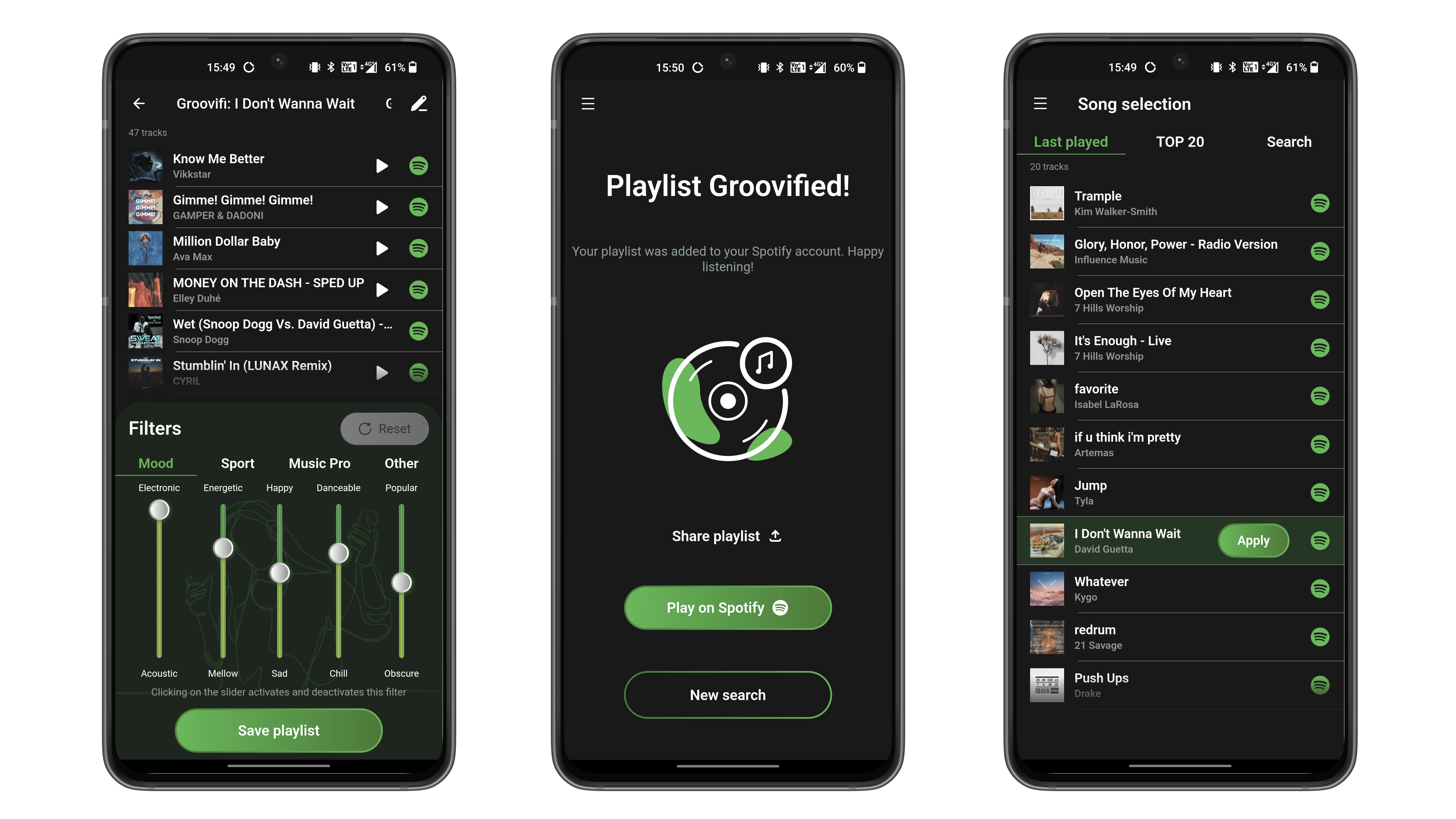 Top 5 apps - Groovifi