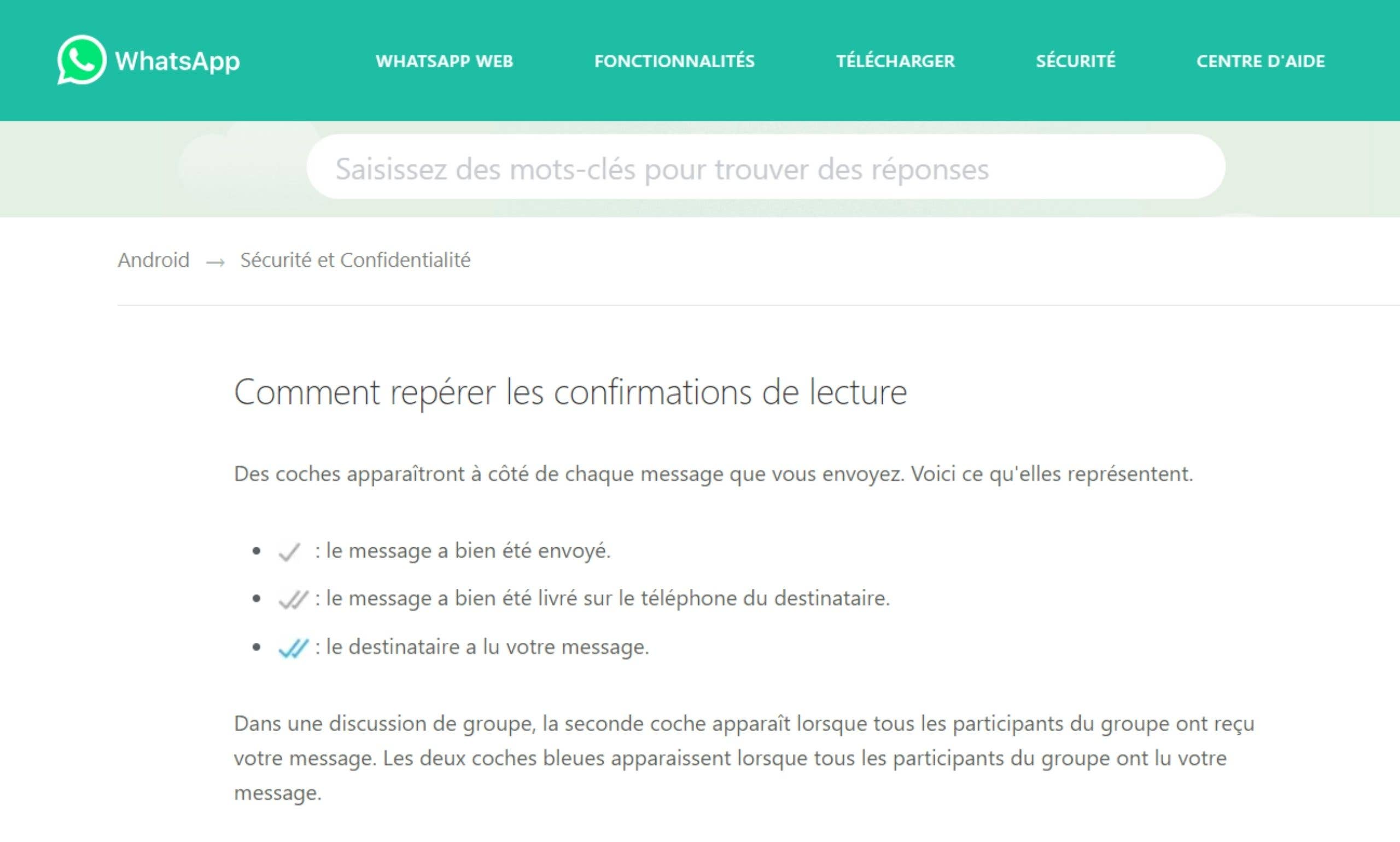whatsapp blue tick meaning