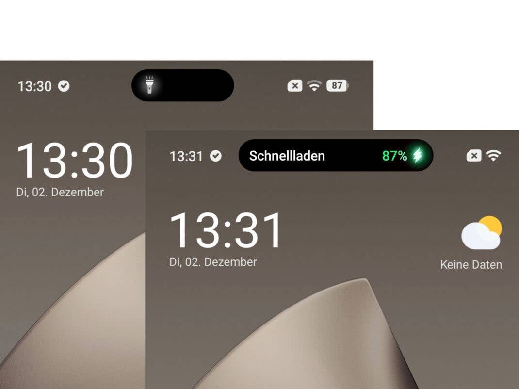 Die HyperIsland in HyperOS 3