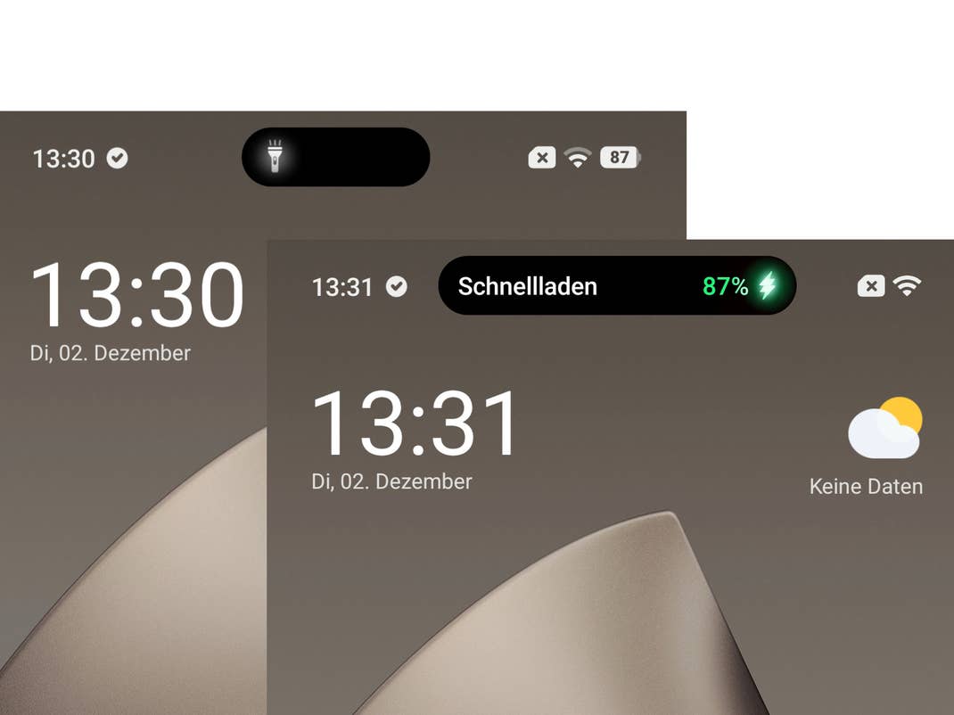 Die HyperIsland in HyperOS 3