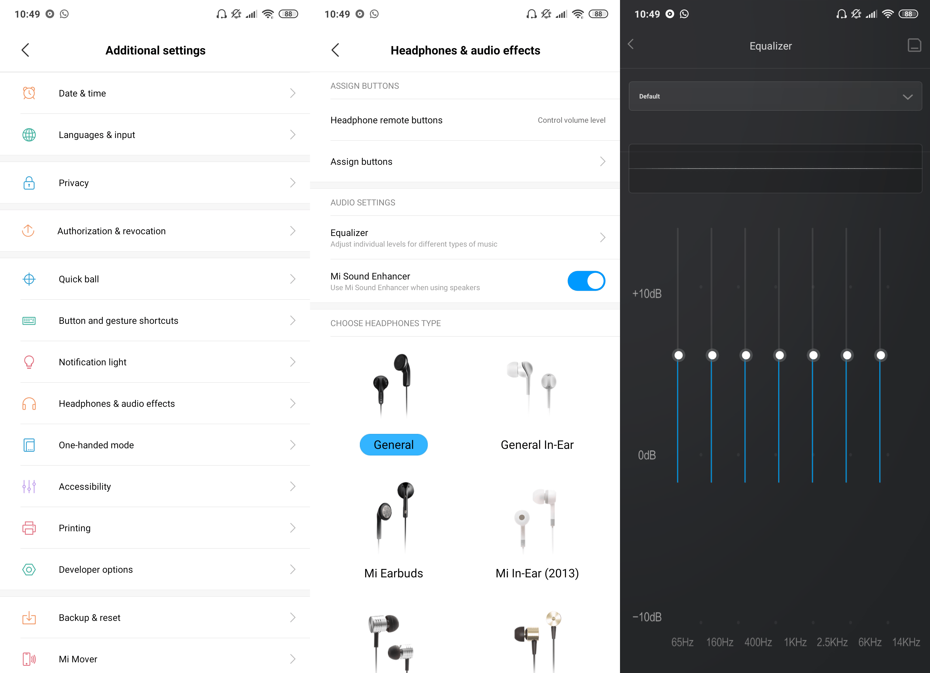 xiaomi mi mix 3 audio