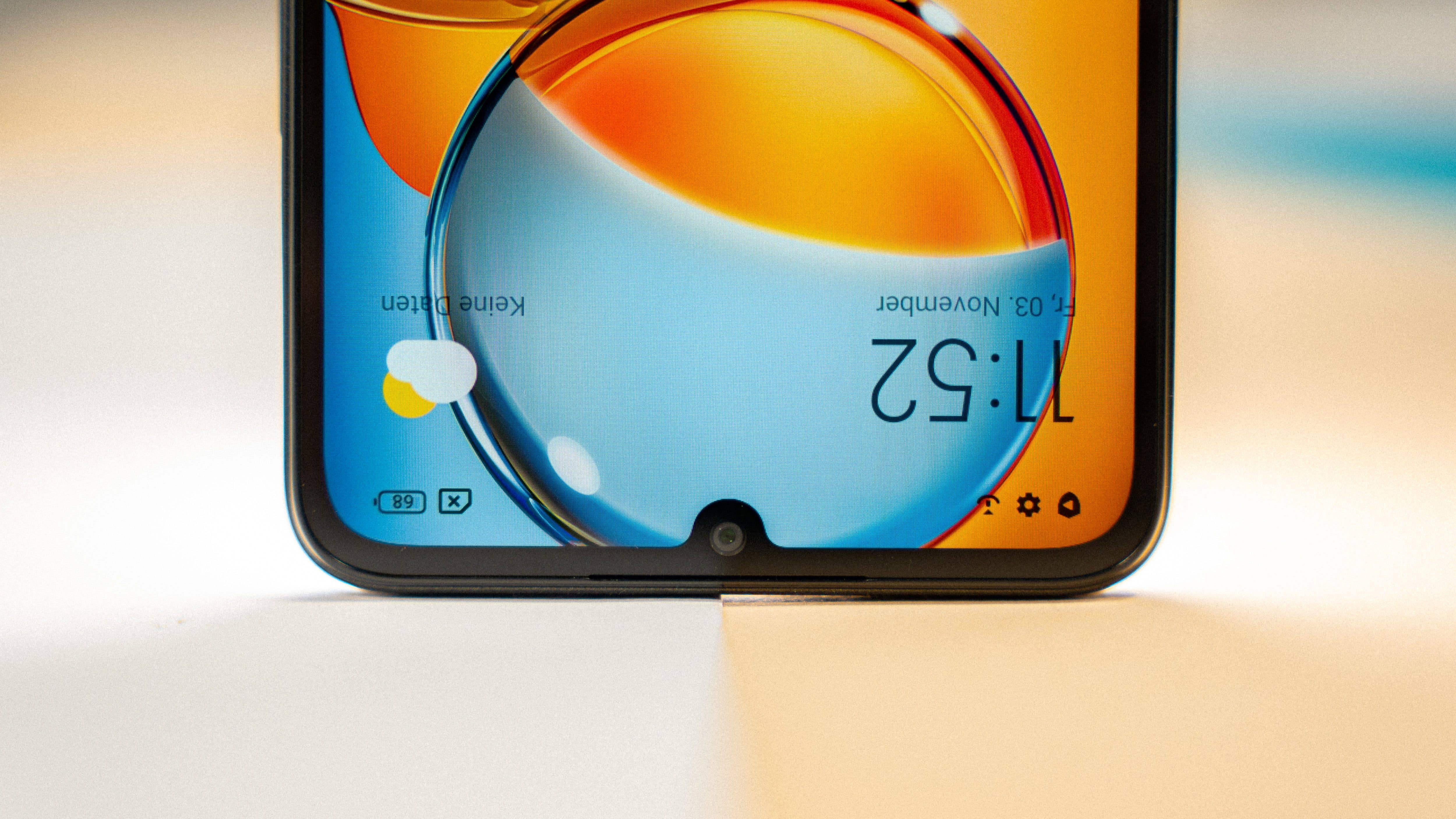 L'encoche de l'écran du Redmi 13C