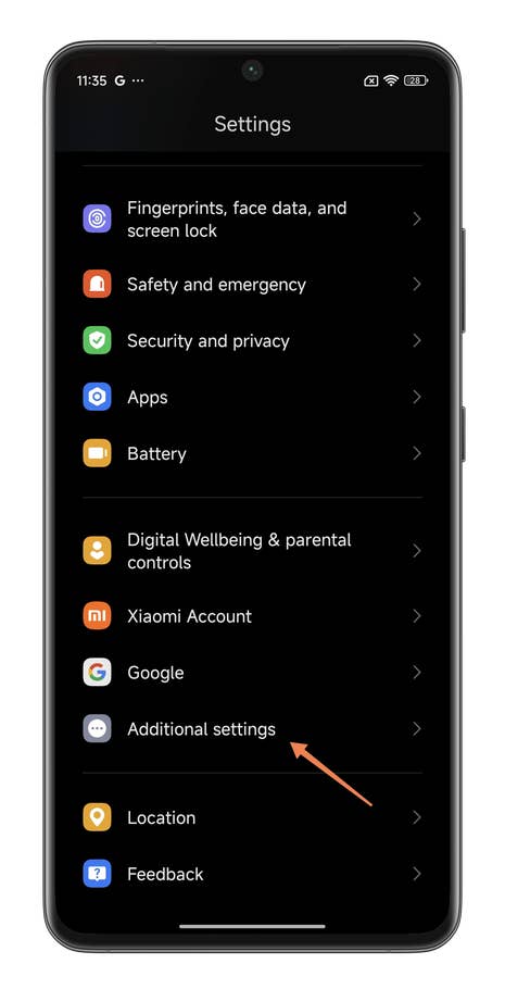 Capture du0027écran montrant comment utiliser la fonction Fill Light de Xiaomi pour éclairer vos appels vidéo en basse lumière