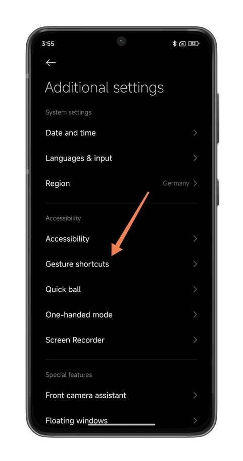 Captures du0027écran de HyperOS montrant comment avoir un bouton du0027action comme sur lu0027iPhone 15