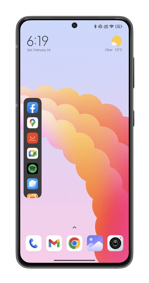 Capture du0027écran du0027une fenêtre flottante dans HyperOS sur le Xiaomi 14