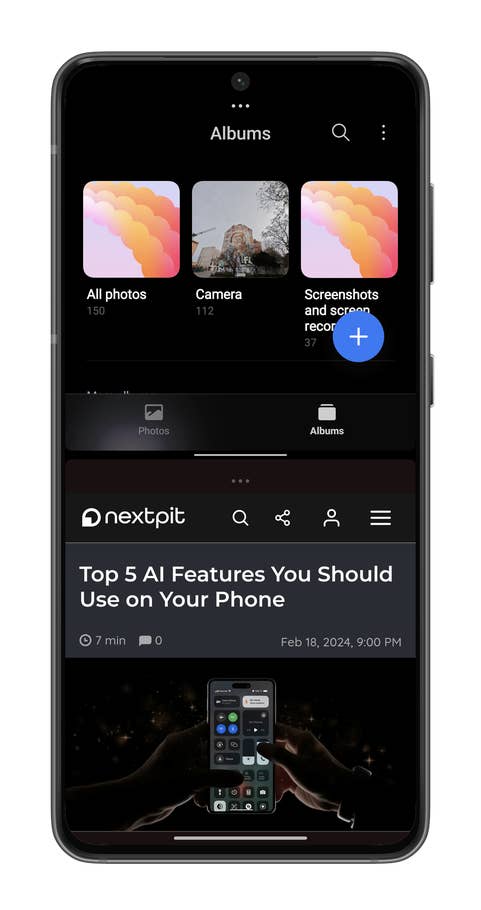Capture du0027écran du0027une fenêtre flottante dans HyperOS sur le Xiaomi 14