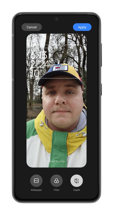 Capture du0027écran de HyperOS sur le Xiaomi 14 montrant comment personnaliser lu0027écran de verrouillage