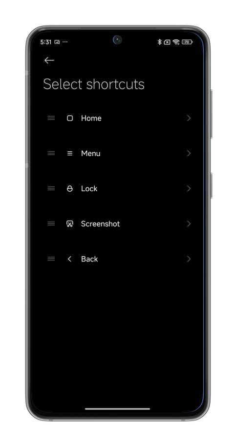 Captures du0027écran de HyperOS montrant comment utiliser le raccourci Quick Ball