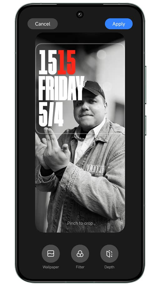 Capture du0027écran de Xiaomi HyperOS montrant les différents styles du0027écran de verrouillage