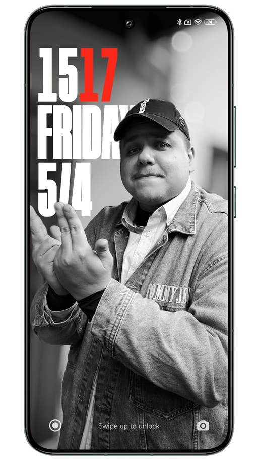 Capture du0027écran de Xiaomi HyperOS montrant les différents styles du0027écran de verrouillage