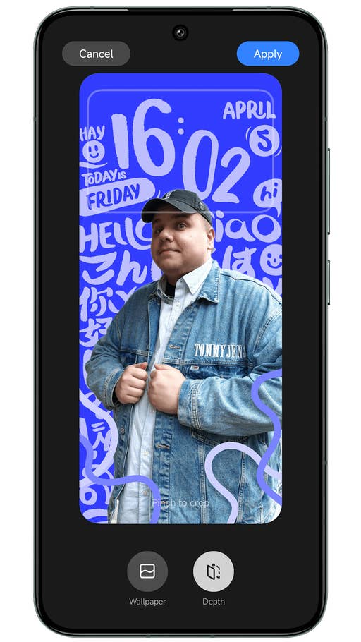 Capture du0027écran de Xiaomi HyperOS montrant les différents styles du0027écran de verrouillage