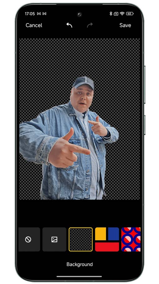 Capture du0027écran de Xiaomi HyperOS montrant la fonction de détourrage dans la galerie photo