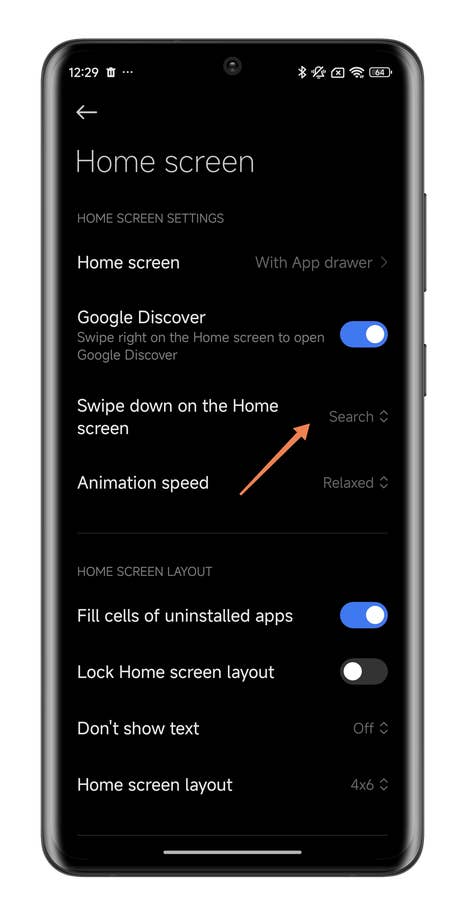 Capture du0027écran de HyperOS prise sur un smartphone Xiaomi.