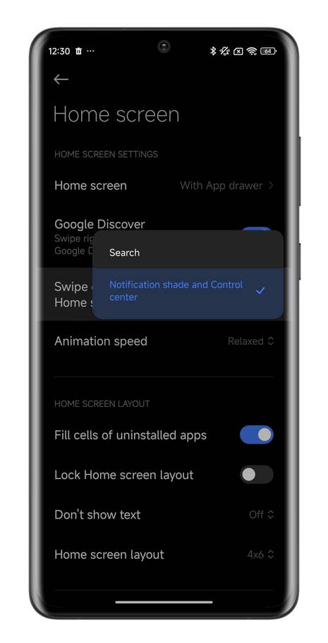Capture du0027écran de HyperOS prise sur un smartphone Xiaomi.