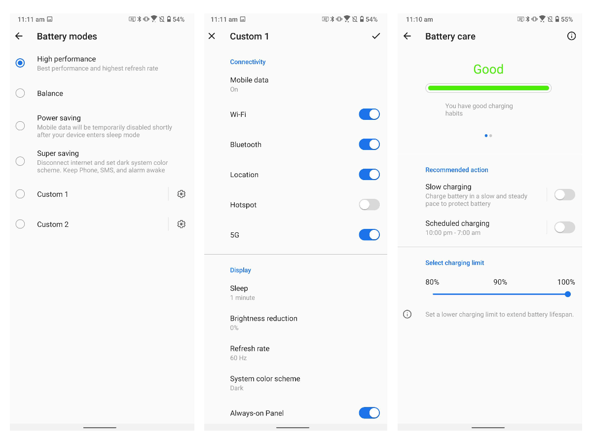 zenfone 7 pro battery screenshot